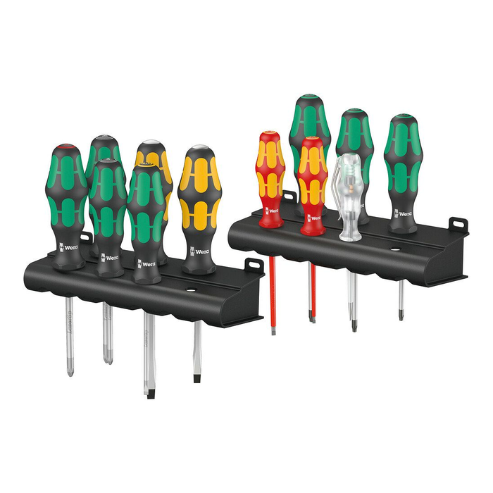 12-piece universal screwdriver set with rack, Wera Kraftform XXL 2