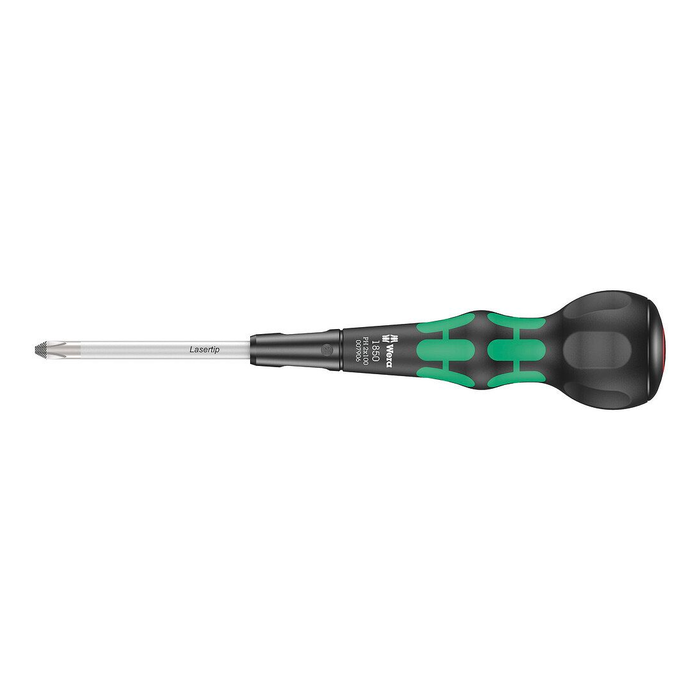 Phillips screwdriver Wera Kraftform Ball-Grip 1850 PH, PH 2 × 100 mm