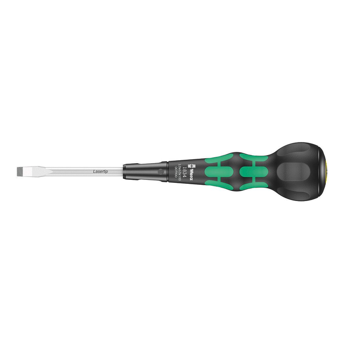 Slotted screwdriver Wera Kraftform Ball-Grip 1834, 6,0 × 1,0 × 100 mm