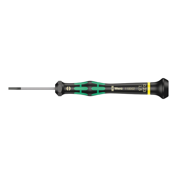 Precision slotted screwdriver Wera Kraftform Micro 2035, 1.5 × 0.23 × 40 mm
