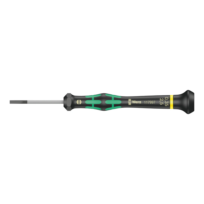 Precision slotted screwdriver Wera Kraftform Micro 2035, 2.5 × 0.35 × 40 mm