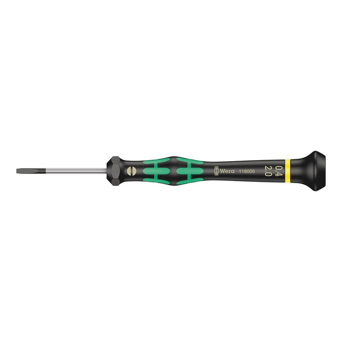Precisie platkopschroevendraaier Wera Kraftform Micro 2035, 2,0 × 0,40 × 40 mm