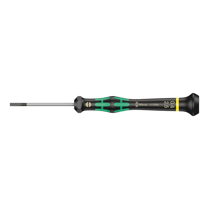 Precisie platkopschroevendraaier Wera Kraftform Micro 2035, 2,5 × 0,40 × 50 mm