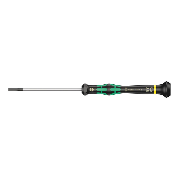 Precision slotted screwdriver Wera Kraftform Micro 2035, 3.5 × 0.60 × 80 mm