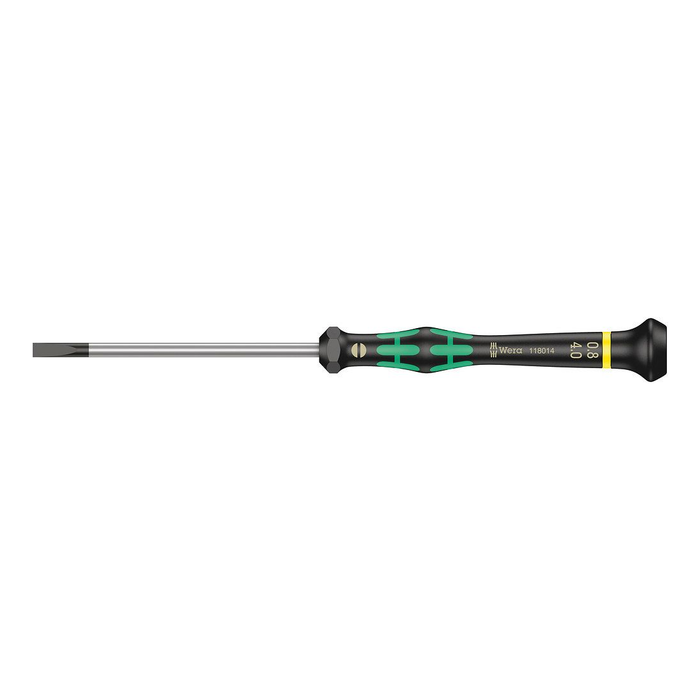Precision slotted screwdriver Wera Kraftform Micro 2035, 4.0 × 0.80 × 80 mm