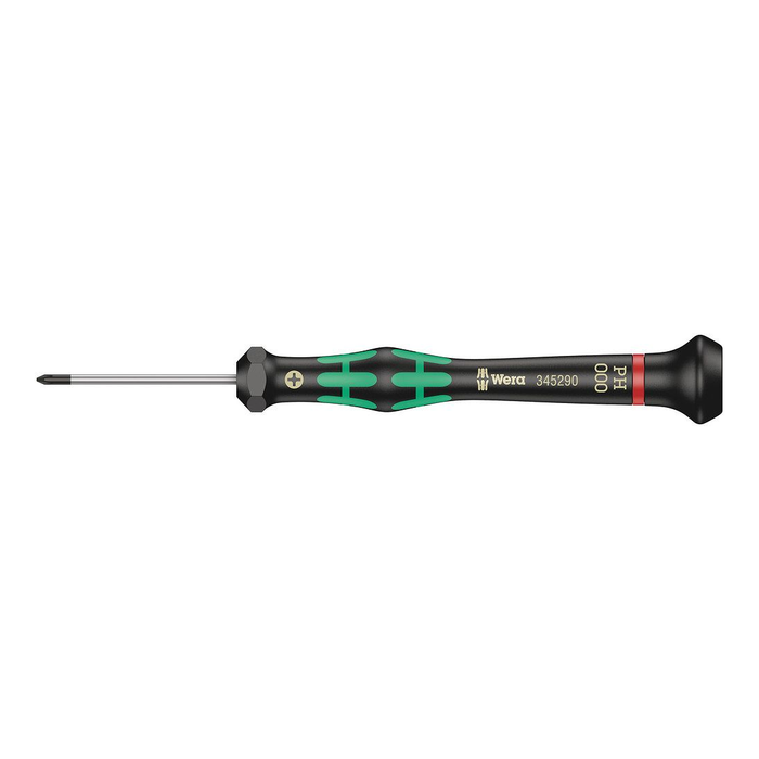 Tournevis de précision Phillips Wera Kraftform Micro 2050 PH, PH 000 × 40 mm