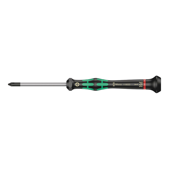 Precisie Phillips schroevendraaier Wera Kraftform Micro 2050 PH, PH 1 × 60 mm