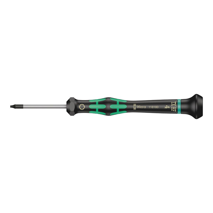 TORX® HF screwdriver with holding function, precision Wera Kraftform Micro 2067 TORX® HF, TX 4 × 40 mm