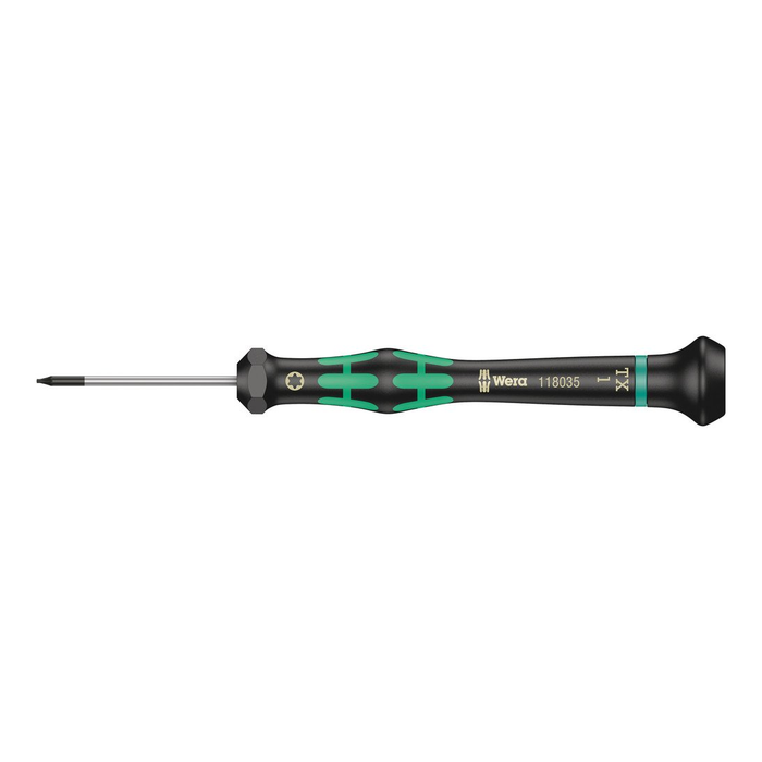 TORX® screwdriver, precision Wera Kraftform Micro 2067 TORX®, TX 1 × 40 mm