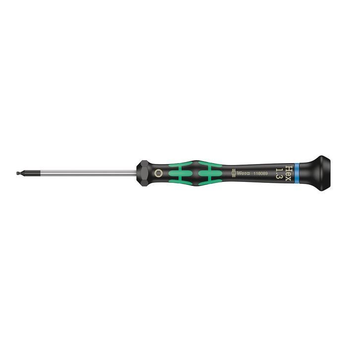 Imbusový šroubovák s kulovou hlavou, přesný Wera Kraftform Micro 2052, 1.3 × 60 mm