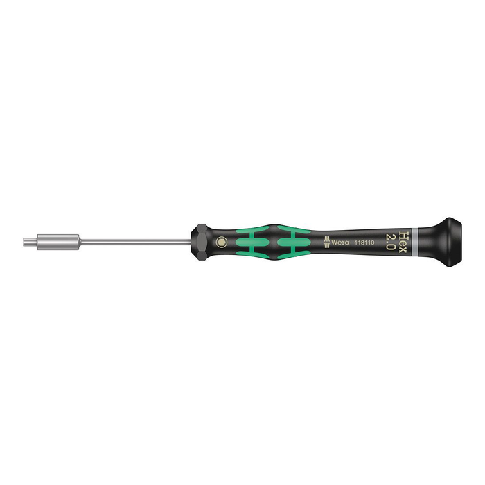 Торцевой ключ, прецизионный Wera Kraftform Micro 2069, HEX 2,0 × 60 мм