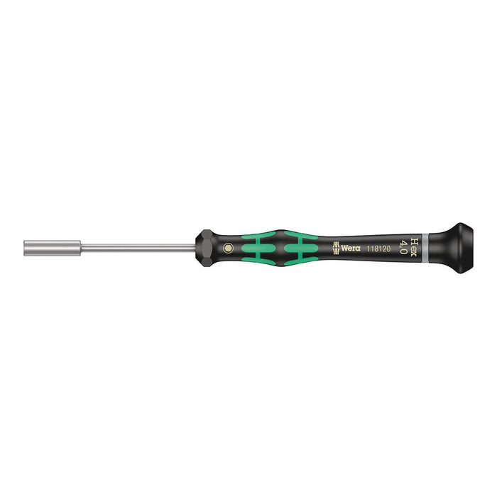 六角套筒螺丝刀, 精密 Wera Kraftform Micro 2069, HEX 4.0 × 60 mm