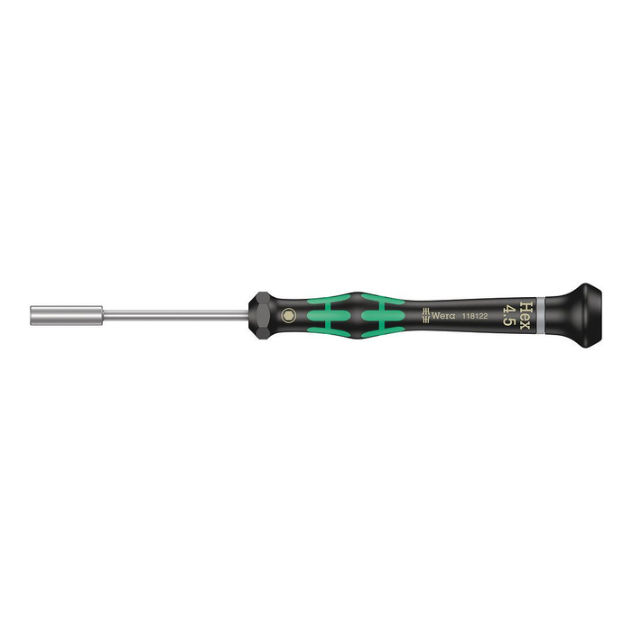 Chave de porcas hexagonal, precisão Wera Kraftform Micro 2069, HEX 4,5 × 60 mm