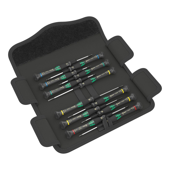 مجموعة مفكات دقيقة في حقيبة وير Kraftform Micro 12 Universal 1, 12 قطعة