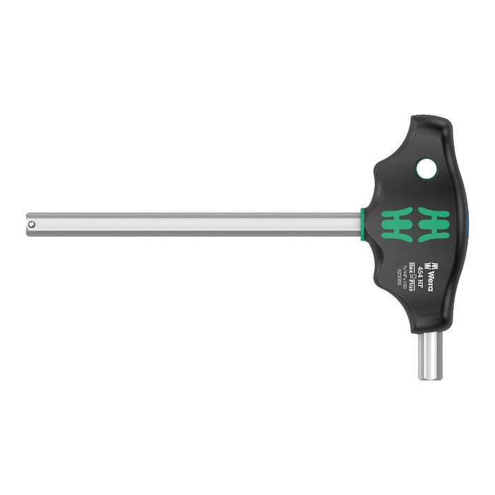 Hex-Plus T-handtagsskruvmejsel med hållfunktion Wera 454 HF Imperial, HEX 3/8″ × 150 mm