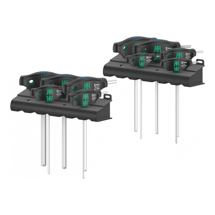 Набор дюймовых отверток Hex-Plus с Т-образной рукояткой, Wera 454/10 HF Set Imperial 1