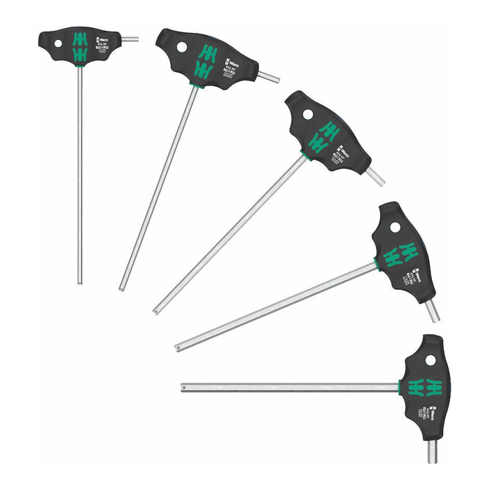 مجموعة مفكات بمقبض T Hex-Plus بوظيفة إمساك، وير 454/5 HF SHK Set 1