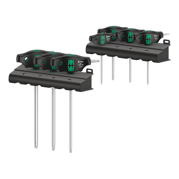 مجموعة مفكات TORX® بمقبض T ووظيفة إمساك وير 467/7 TORX® HF Set 1