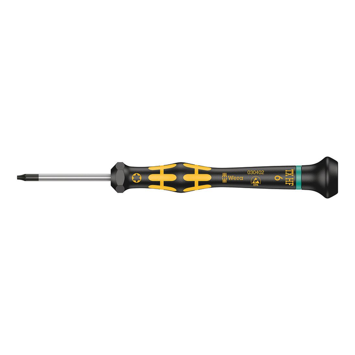 TORX® HF precision ESD screwdriver with holding function Wera Kraftform Micro 1567 TORX® HF ESD, TX 6 × 40 mm