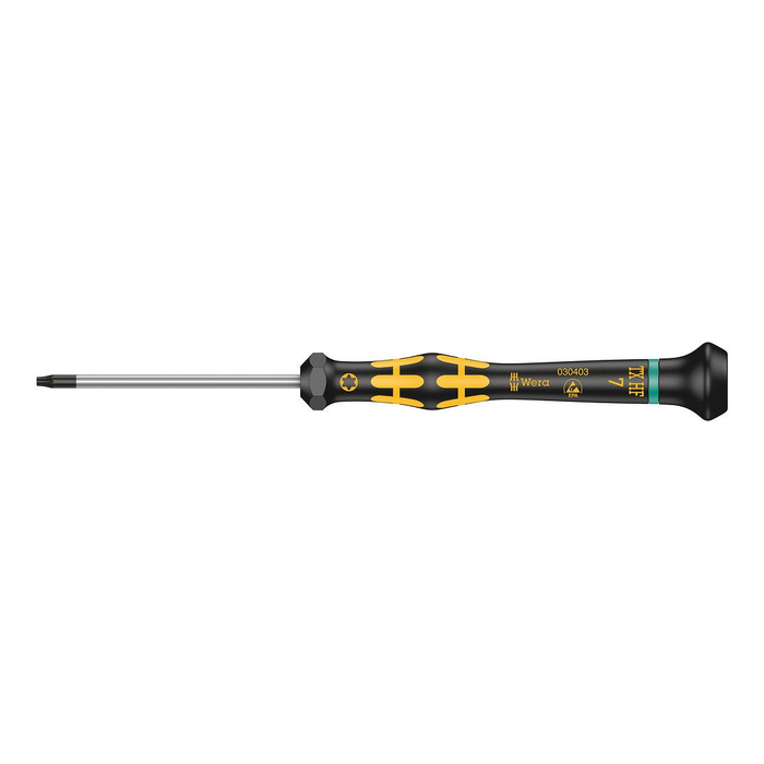 TORX® HF precision ESD screwdriver with holding function Wera Kraftform Micro 1567 TORX® HF ESD, TX 7 × 60 mm