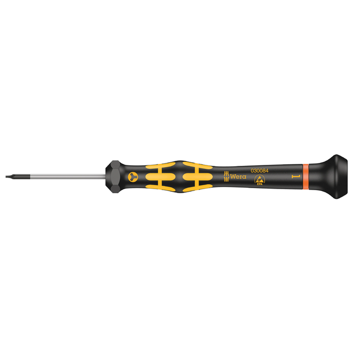 Screwdriver for Microstix® screws, ESD Wera Kraftform Micro 1572 ESD, 1 × 40 mm