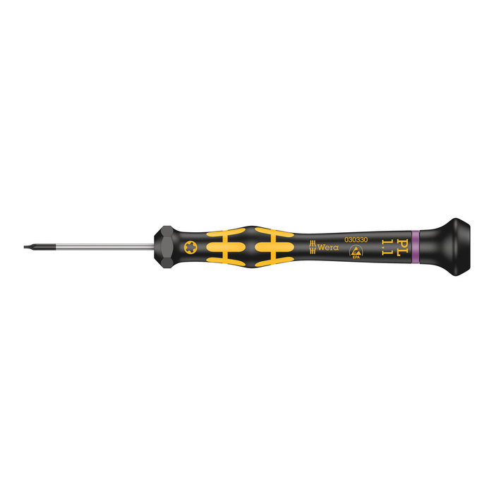 Pentalobe precision ESD screwdriver Wera Kraftform Micro 1573 ESD, PL 1.1 × 40 mm