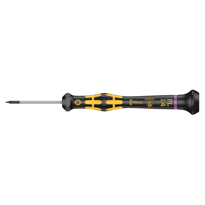 Pentalobe precision ESD screwdriver Wera Kraftform Micro 1573 ESD, PL 1.4 × 40 mm