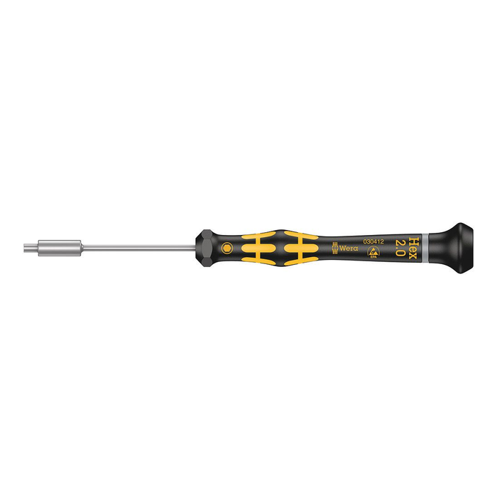 ESD precisie dopschroevendraaier Wera Kraftform Micro 1569 ESD, HEX 2,0 × 60 mm