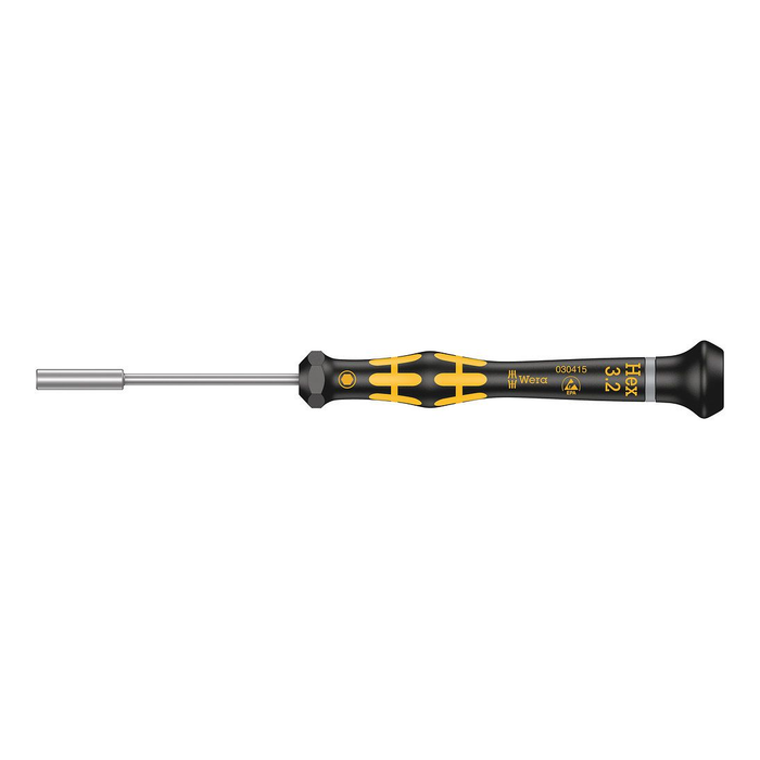 ESD precisie dopschroevendraaier Wera Kraftform Micro 1569 ESD, HEX 3,2 × 60 mm