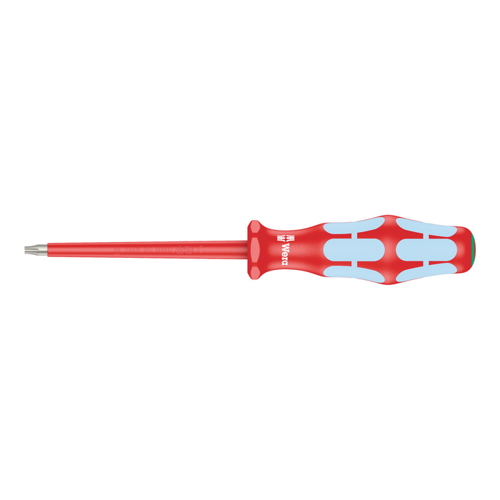 TORX® screwdriver, stainless steel, Wera Kraftform 3167 i VDE, TX 9 × 80 mm