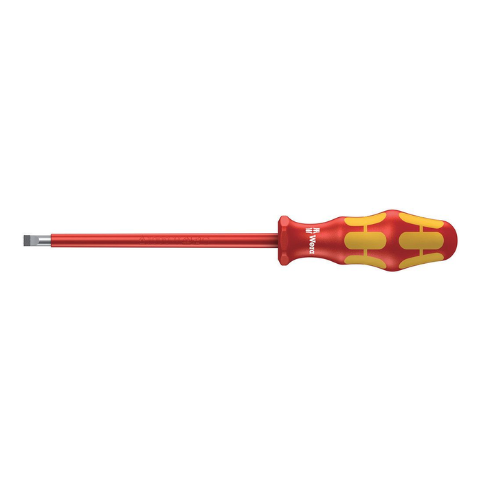 Plochý izolovaný šroubovák Wera Kraftform 160 i VDE, 6.5 × 1.2 × 150 mm