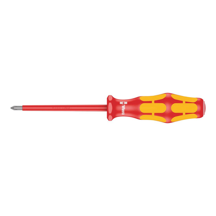 Yıldız tornavida, izoleli Wera Kraftform 162 i PH VDE, PH 0 × 80 mm