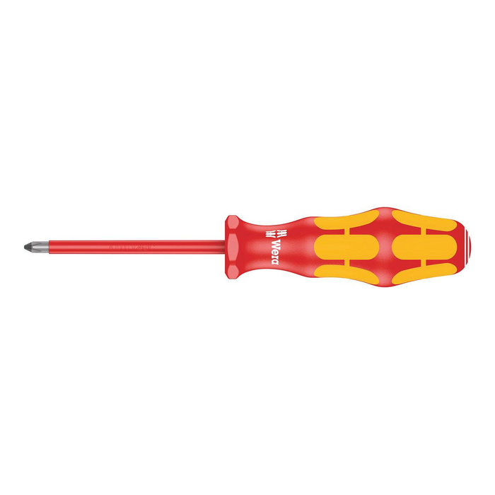 Wkrętak krzyżowy, izolowany Wera Kraftform 162 i PH VDE, PH 1 × 80 mm