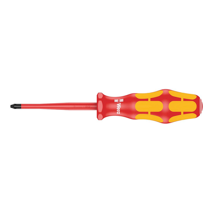 Křížový šroubovák, izolovaný Wera Kraftform 162 iS PH VDE, PH 1 × 80 mm, se zúženým průměrem čepele