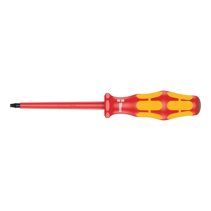 Destornillador TORX®, aislado Wera Kraftform 167 i VDE, TX 10 × 80 mm