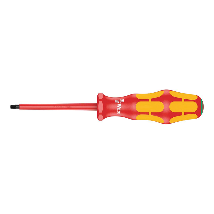 Destornillador TORX®, aislado Wera Kraftform 167 i VDE, TX 15 × 80 mm