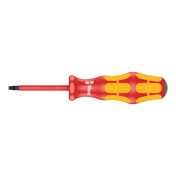 Destornillador TORX®, aislado Wera Kraftform 167 i VDE, TX 20 × 80 mm