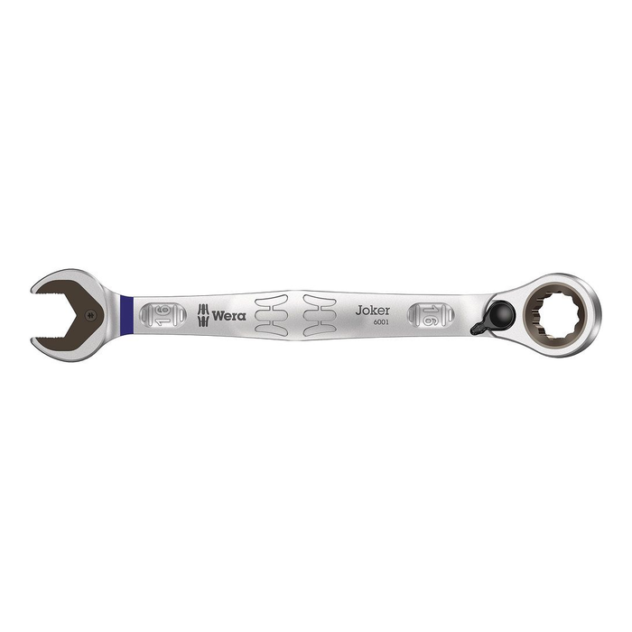 Klucz płasko-oczkowy z grzechotką Wera Joker Switch 6001, 16 × 213 mm, z przełącznikiem zmiany kierunku pracy