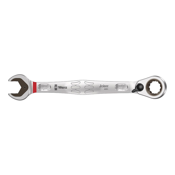 Combination ratcheting wrench Wera Joker Switch 6001, 17 × 225 mm, with switch lever