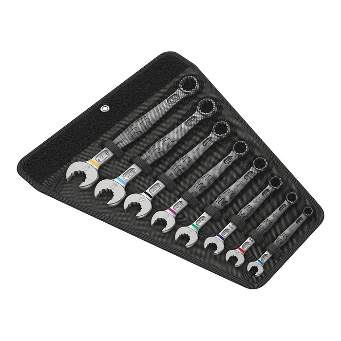 Jeu de 8 clés mixtes Wera 6003 Joker 8 Imperial Set 1, en étui