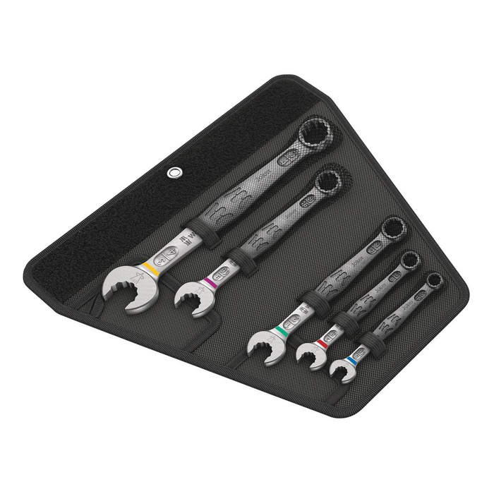 Jeu de 5 clés mixtes Wera 6003 Joker 5 Imperial Set 1, en étui