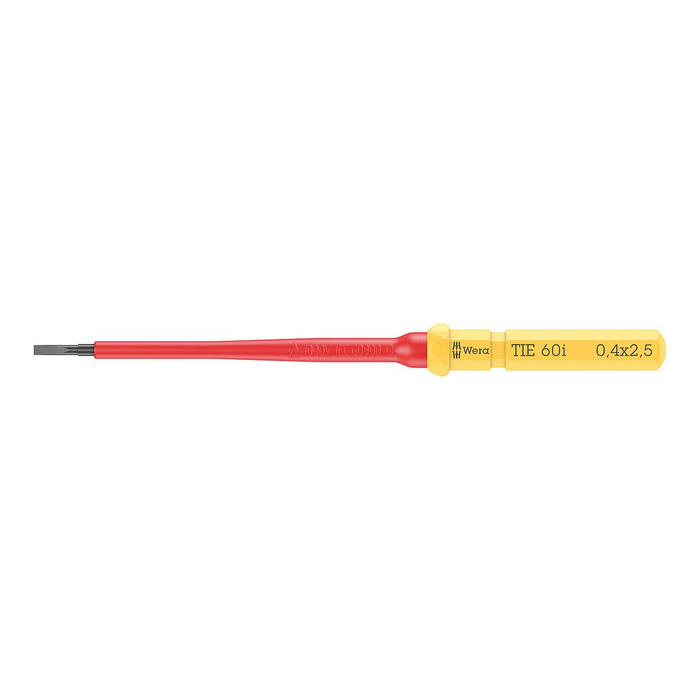 绝缘一字可更换刀杆 2.5 × 0.4 × 157 mm Wera Kraftform Kompakt VDE 60 i Take it easy 