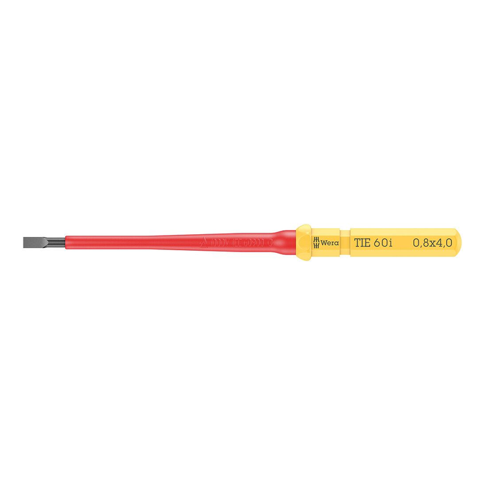 Izolovaná plochá výměnná čepel 4.0 × 0.8 × 157 mm Wera Kraftform Kompakt VDE 60 i Take it easy