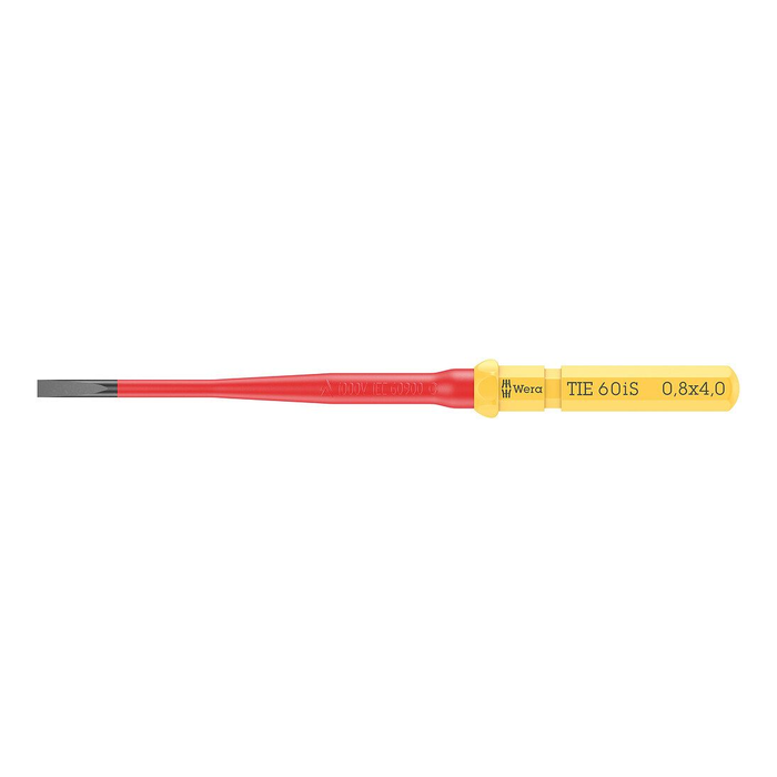 Izolovaná plochá výměnná čepel 4.0 × 0.8 × 157 mm Wera Kraftform Kompakt VDE 60 iS Take it easy