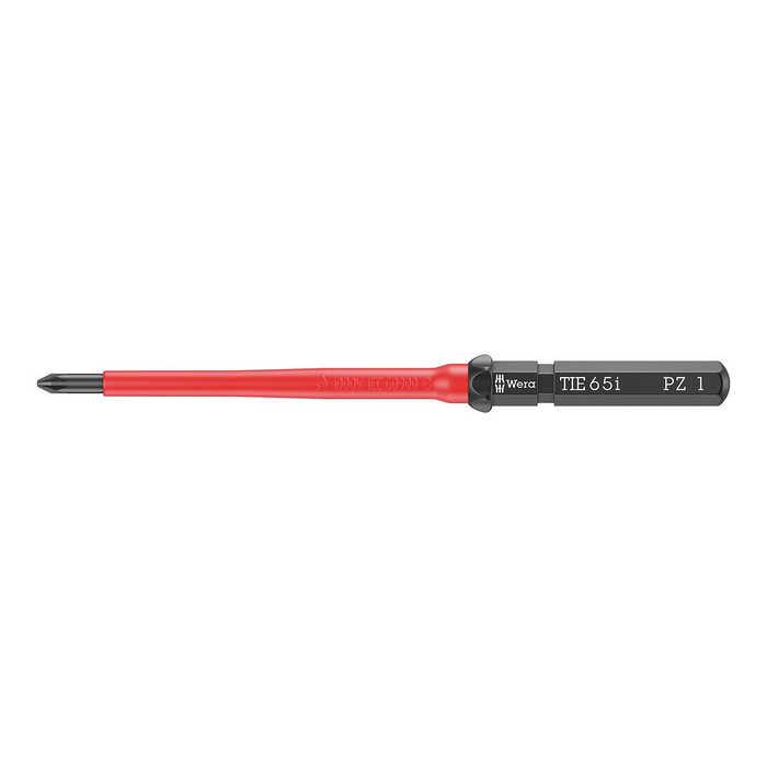 Lâmina Pozidriv intercambiável PZ 1 × 157 mm, isolada Wera Kraftform Kompakt VDE 65 i Take it easy