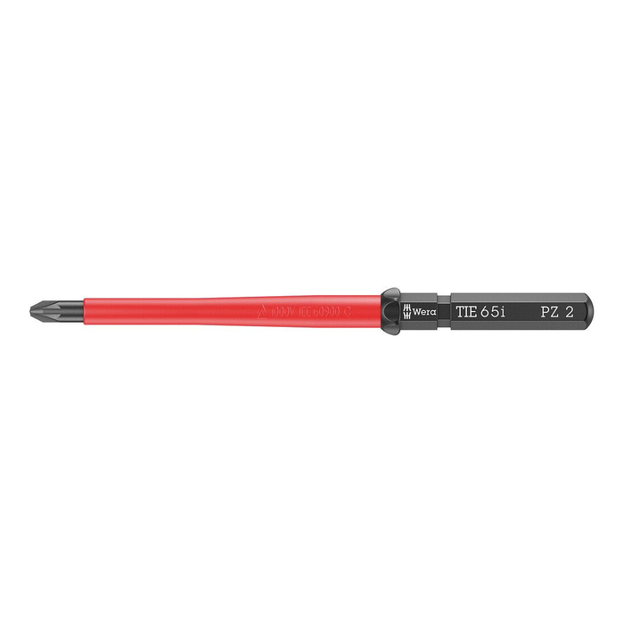 Lâmina Pozidriv intercambiável PZ 2 × 157 mm, isolada Wera Kraftform Kompakt VDE 65 i Take it easy