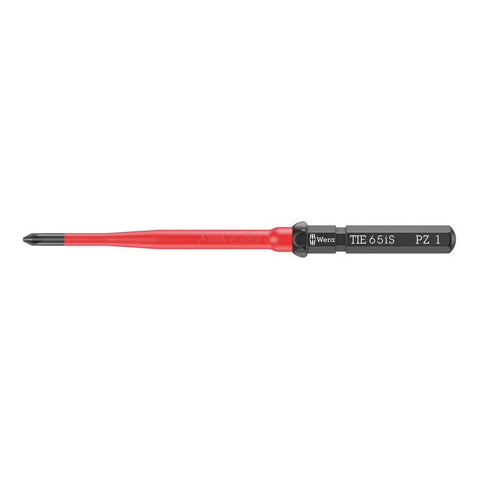 Lâmina Pozidriv intercambiável PZ 1 × 157 mm, isolada Wera Kraftform Kompakt VDE 65 iS Take it easy