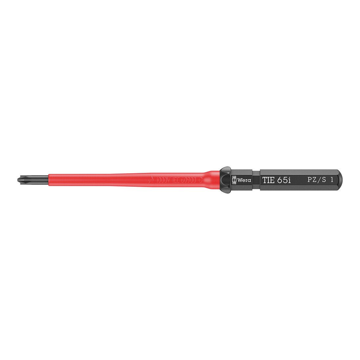 Lâmina Pozidriv/ponta chata intercambiável PZ/S 1 × 157 mm, isolada Wera Kraftform Kompakt VDE 65 i PZ/S Take it easy