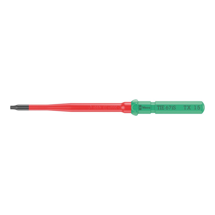 Ανταλλακτική λάμα TORX® TX 15 × 157 mm, μονωμένη Wera Kraftform Kompakt VDE 67 iS TORX® Take it easy