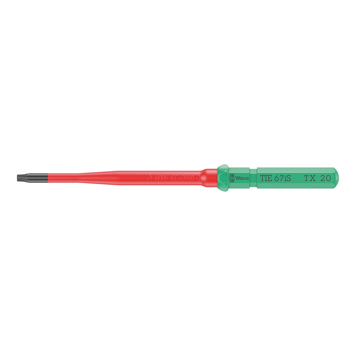 Ανταλλακτική λάμα TORX® TX 20 × 157 mm, μονωμένη Wera Kraftform Kompakt VDE 67 iS TORX® Take it easy